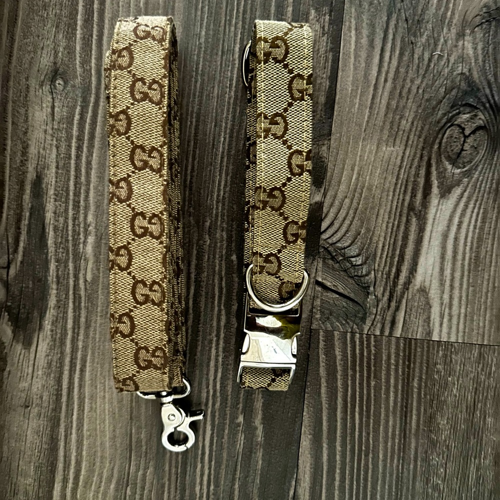 ‘Gucci’ Collar and Leash